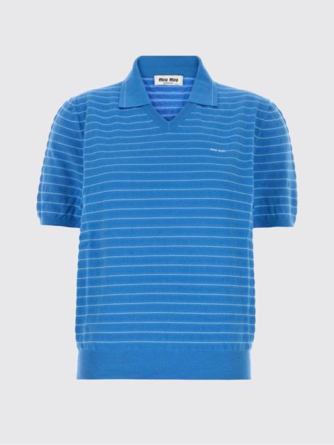 Miu Miu Miu Miu Women Polo Shirt Woman Miu Miu
