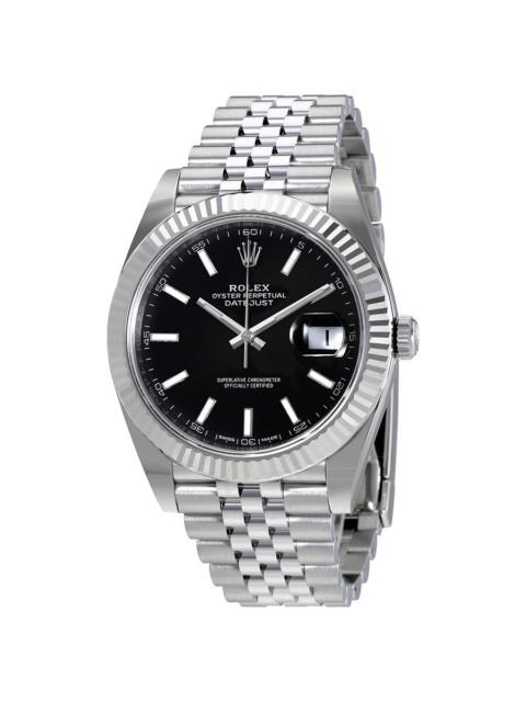 ROLEX Rolex Oyster Perpetual Datejust Black Dial Jubilee Men's Watch 126334BKSJ