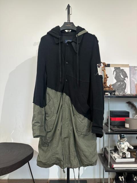 Greg Lauren Greg Lauren X Paul & Shark Wool Color Block Jacket
