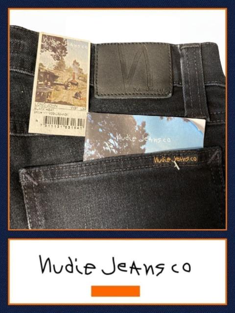 Nudie Jeans BNWT Nudie Jeans Long John Black Heat Stretch W31 L32