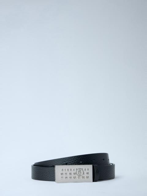 MM6 Maison Margiela Logo Motif Belt