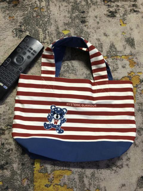 Other Designers Vintage - 🔥Hysteric Glamour Mini Tote Bag Stripe Bear Logo
