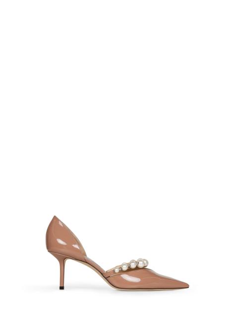JIMMY CHOO Jimmy Choo Women Nude Patent Leather Aurelie 65 Pumps