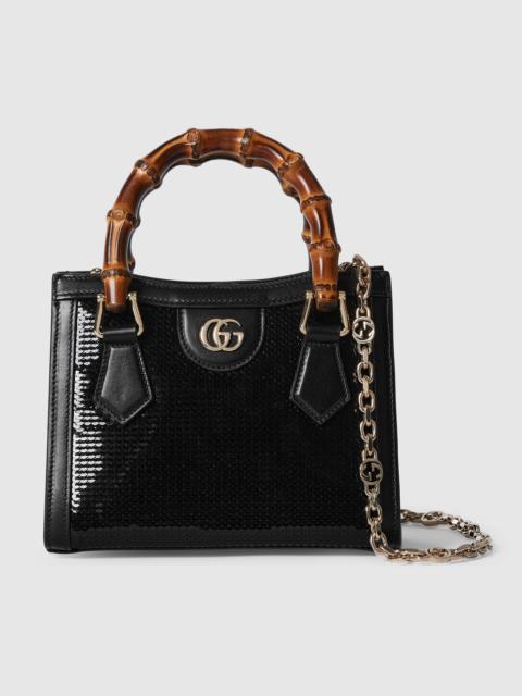 GUCCI Gucci Diana embroidered small tote bag