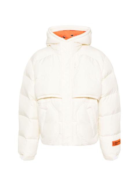 hooded padded jacket