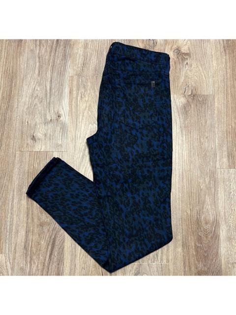 Joe's Jeans - Joe’s Jeans Wild Collection - The Skinny in Midnight/ Green Leopard Animal Print