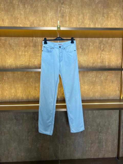 Miu Miu Miu Miu light blue denim jeans