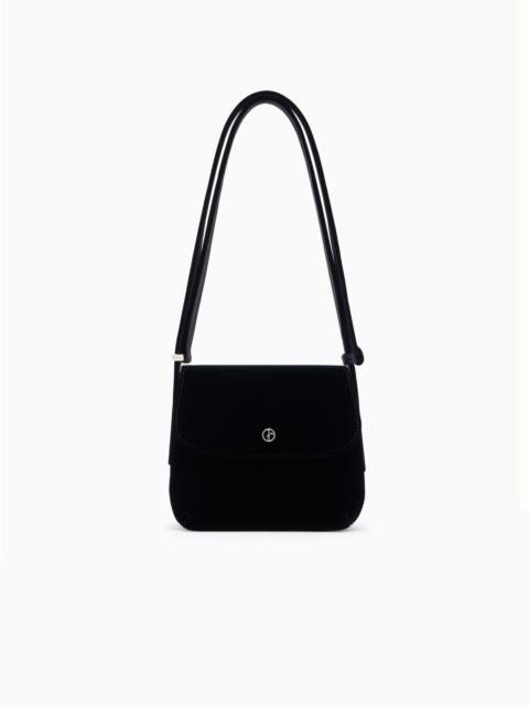 GIORGIO ARMANI Small, velvet la Prima shoulder bag