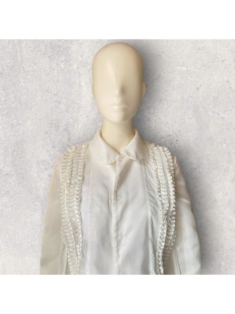 Comme Des Garçons Reversible Ruffle Jacket