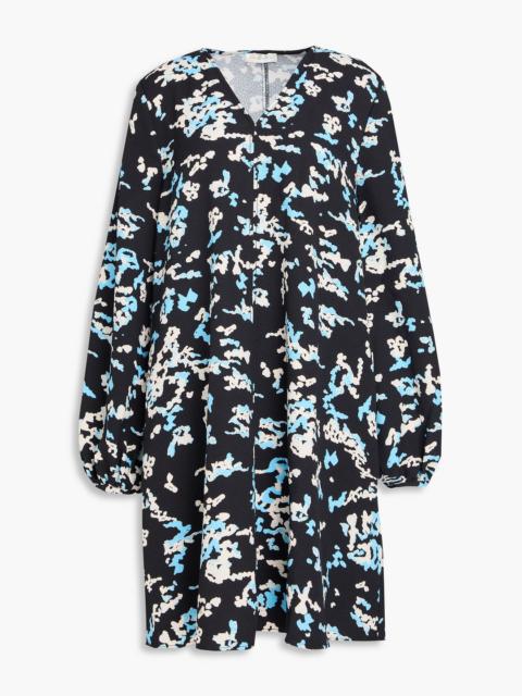 STINE GOYA Ibticeme printed cloqué mini dress