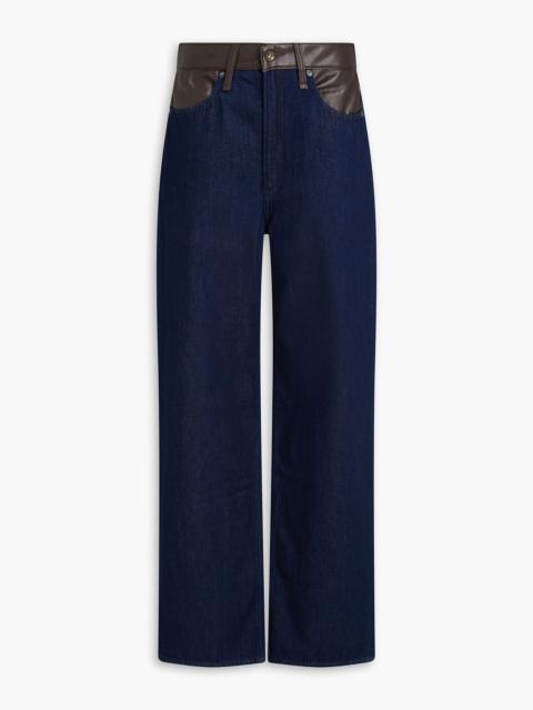 rag & bone Lori mid-rise wide-leg jeans