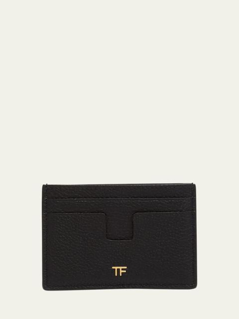 TOM FORD TF Card Holder in Grained Leather