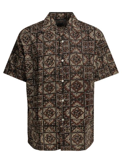 BEAMS PLUS Beams Plus Block Print Casual Shirt
