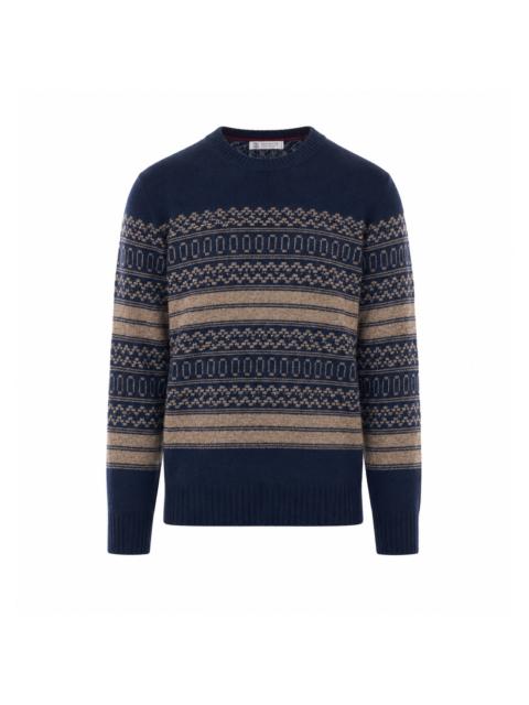 Brunello Cucinelli Brunello Cucinelli Men Nordic Jacquard Sweater