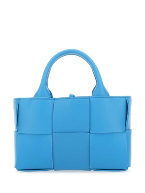 Bottega Veneta Bottega Veneta Women Turquoise Leather Candy Arco Handbag