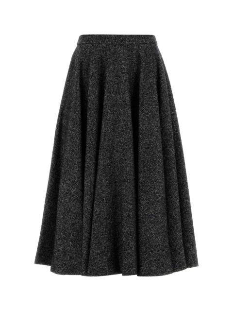 Dolce & Gabbana Dolce & Gabbana Women Two-Tone Wool Blend Skirt