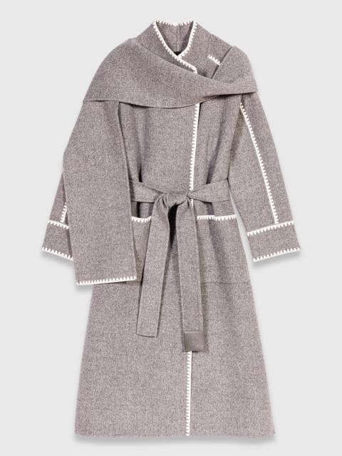 maje Long double-faced coat