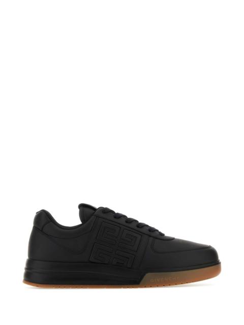 Givenchy Men Black Leather G4 Sneakers