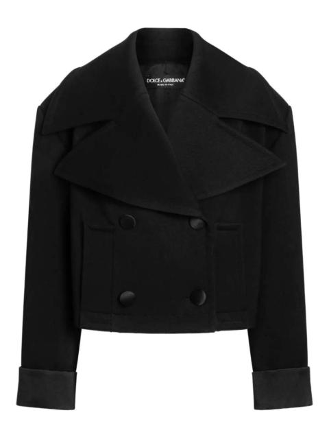 Dolce & Gabbana Double-Breasted Cropped Jacket