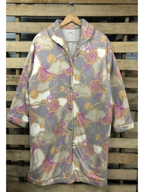 CELINE Celine Long Jacket Baroque Full Print Nice Design