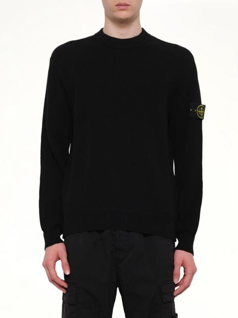 Stone Island 5100154 Crew Neck in Black