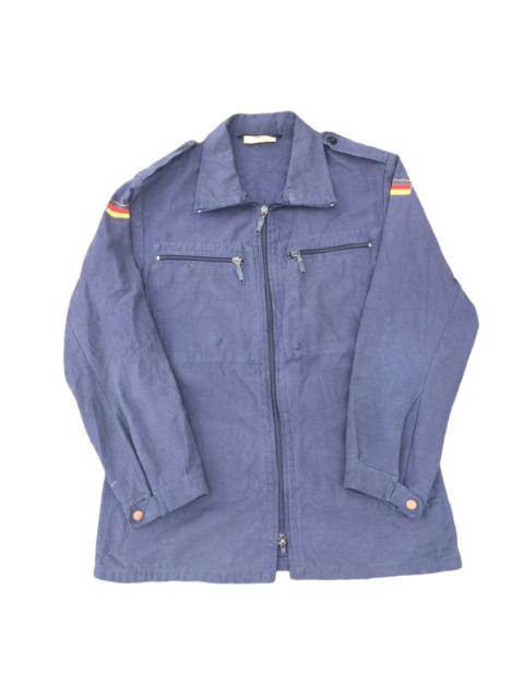 Other Designers Vintage German Army Zipper Jacket Dark Opti Zipper