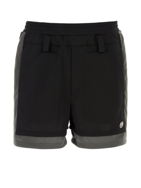 Ambush Black polyester bermuda shorts