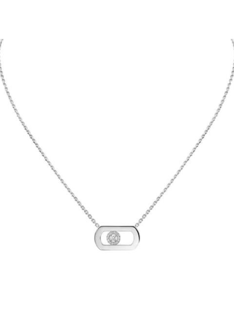 Other Designers Messika So Move 18k White Gold Diamond Necklace