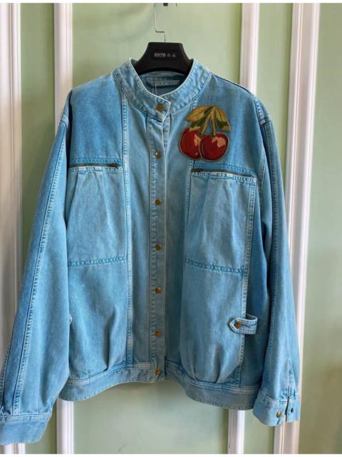 GUCCI Gucci Cherry Accent Denim Jacket