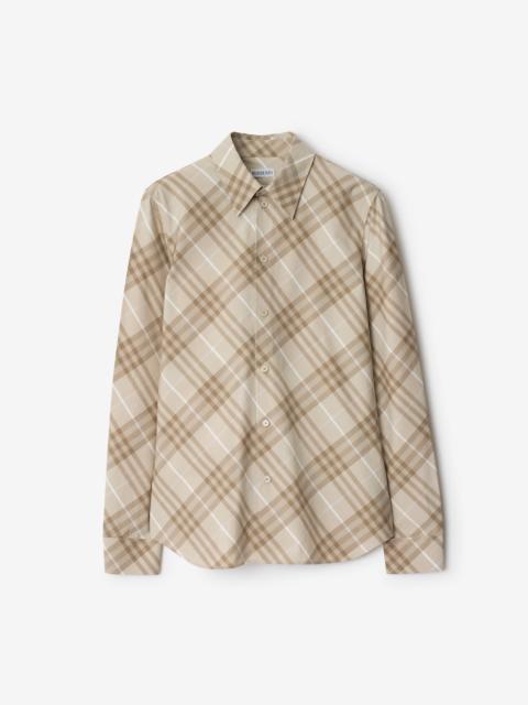 Burberry Slim Fit Check Cotton Shirt