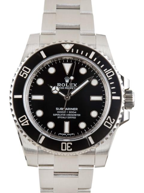 ROLEX Rolex Submariner Black Dial 114060 Stainless Steel