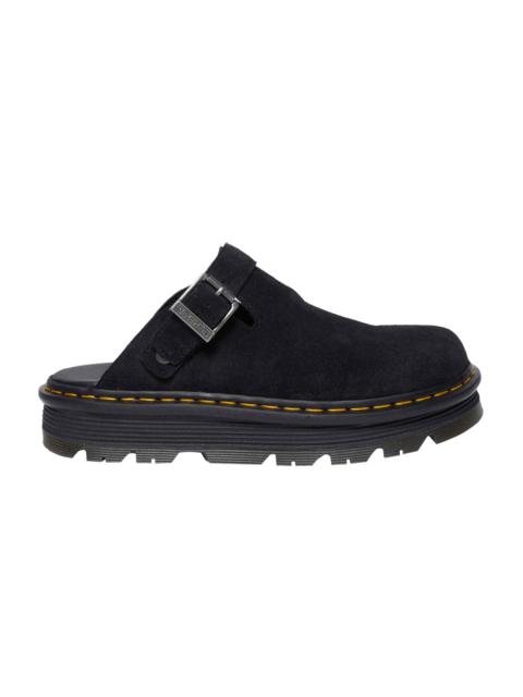 Zebzag Suede Casual Slingback Platform Mule 'Black'