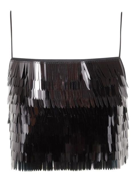 self-portrait Sequin Top