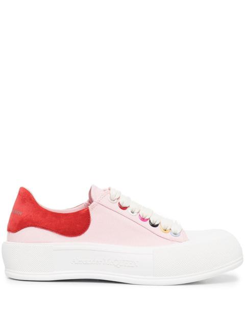 Alexander McQueen low-top canvas sneakers