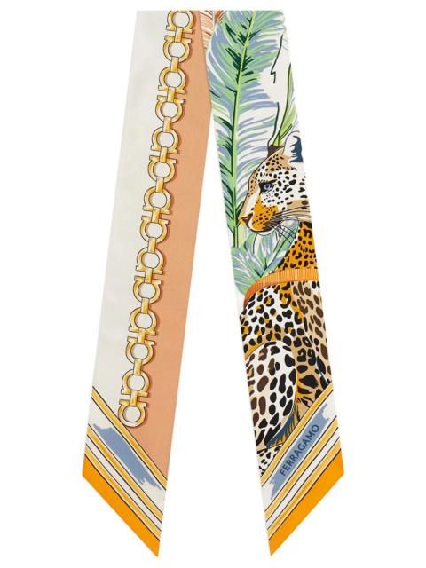 FERRAGAMO Ferragamo Women Felini Print Silk Mini Bandeau