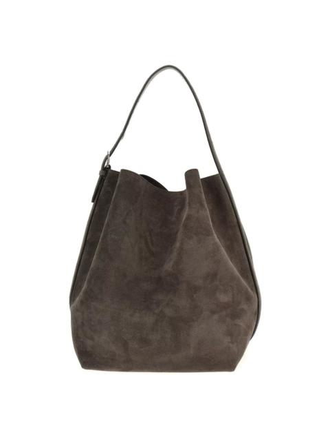 TOTEME TOTEME Belted Tote Gray Leather Shoulder Bag New & Authentic
