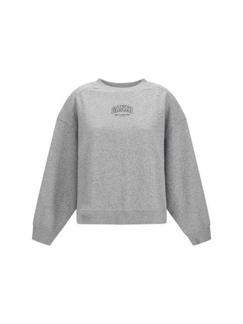 GANNI Ganni Women Crewneck Sweatshirt With Logo