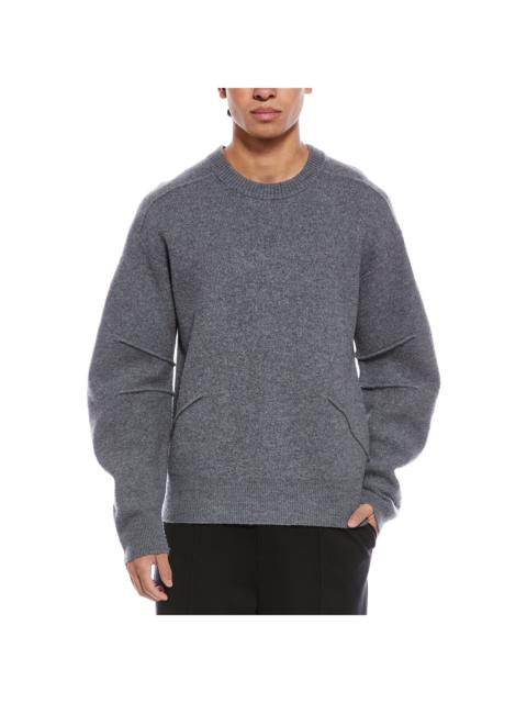 Helmut Lang Helmut Lang Boiled Wool Crewneck Sweatshirt