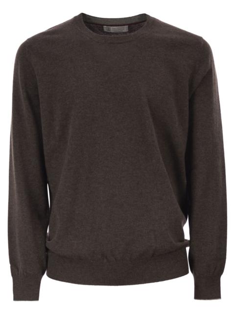 Brunello Cucinelli Brunello Cucinelli Men Pure Cashmere Crew-Neck Sweater