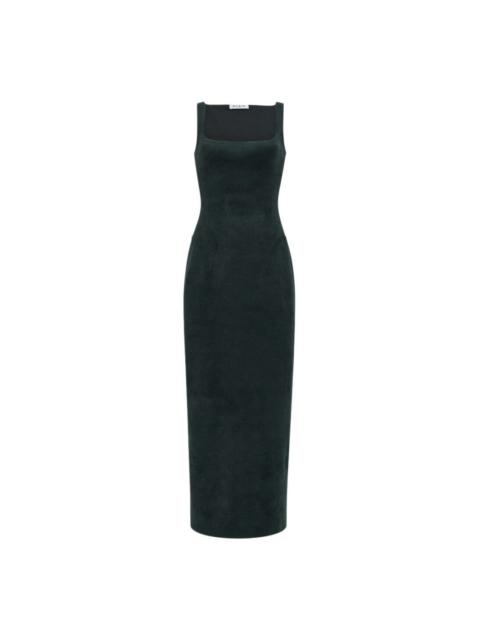 Alaïa ALAÏA Bottle Green Velvet Dress New & Authentic (Women's siz