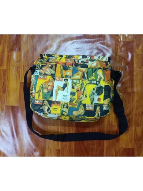 Other Designers Streetwear - Playboy Comics Canvas Crossbody bag