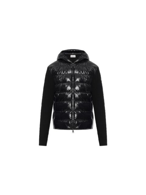 Moncler MONCLER Quilted Front Black Cardigan New & Authentic (Men's