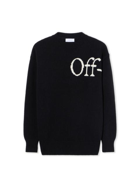 Off-White Bookish Logo Knit Sweater