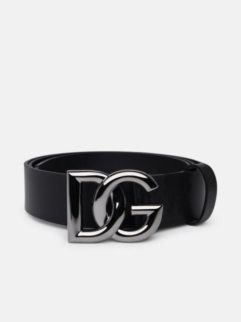 Dolce & Gabbana Black leather belt
