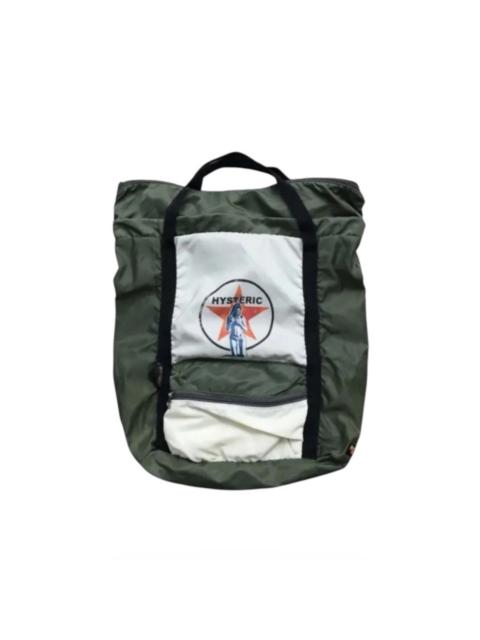 Hysteric Glamour Vintage Hysteric Glamour Olive Green Nylon Totepack Backpack