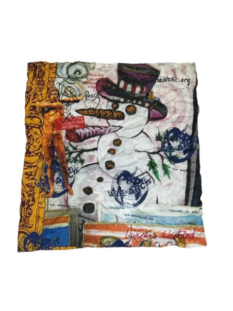 Vivienne Westwood VIVIENNE WESTWOOD 2013 SAVE THE ARCTIC HADNKERCHIEF SCARF