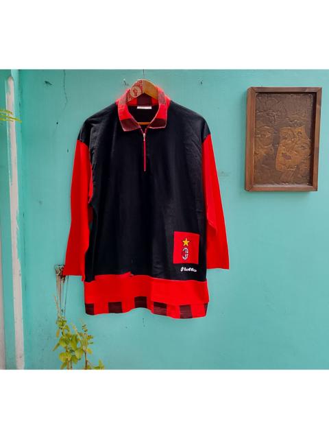 Other Designers Lotto Sport - 💥 Vintage AC Milan Lotto 1990 Football Casual Sweatshirt