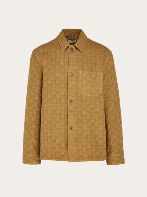 Ferragamo Monogram over shirt