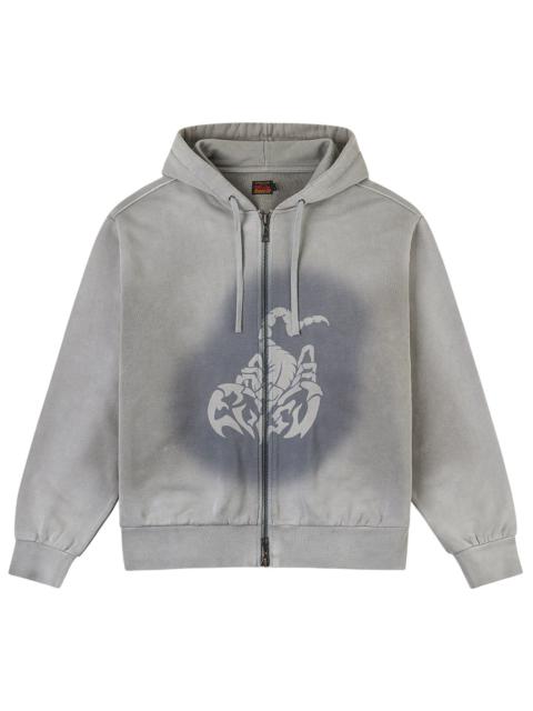 EVISU Scorpio Graphic Logo Patchwork Hoodie