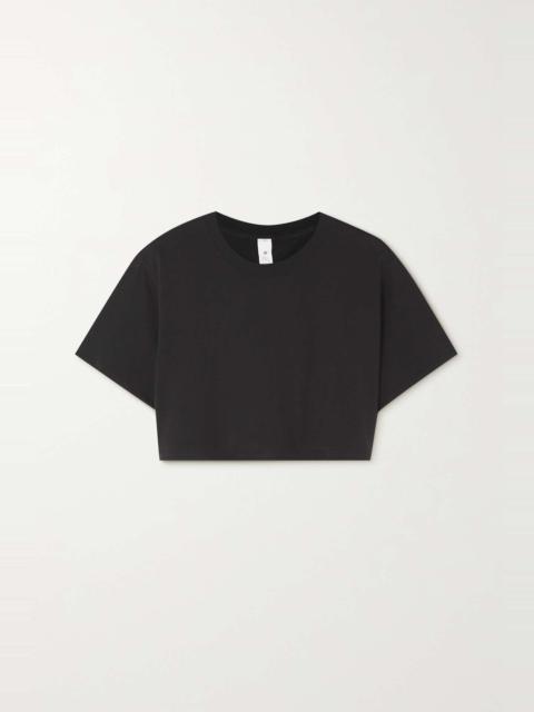 All Yours cropped Pima cotton T-shirt